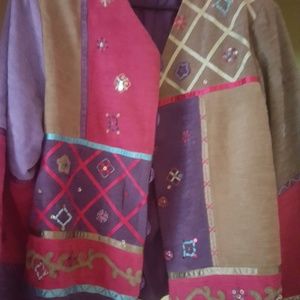 Multi Color Jacket...button up